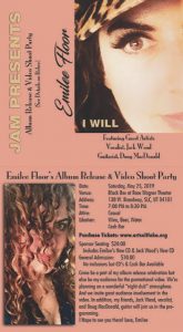 Jack Wood & Emilee Floor Dual CD Release Party 5-25-19, Salt Lake City - Flyer